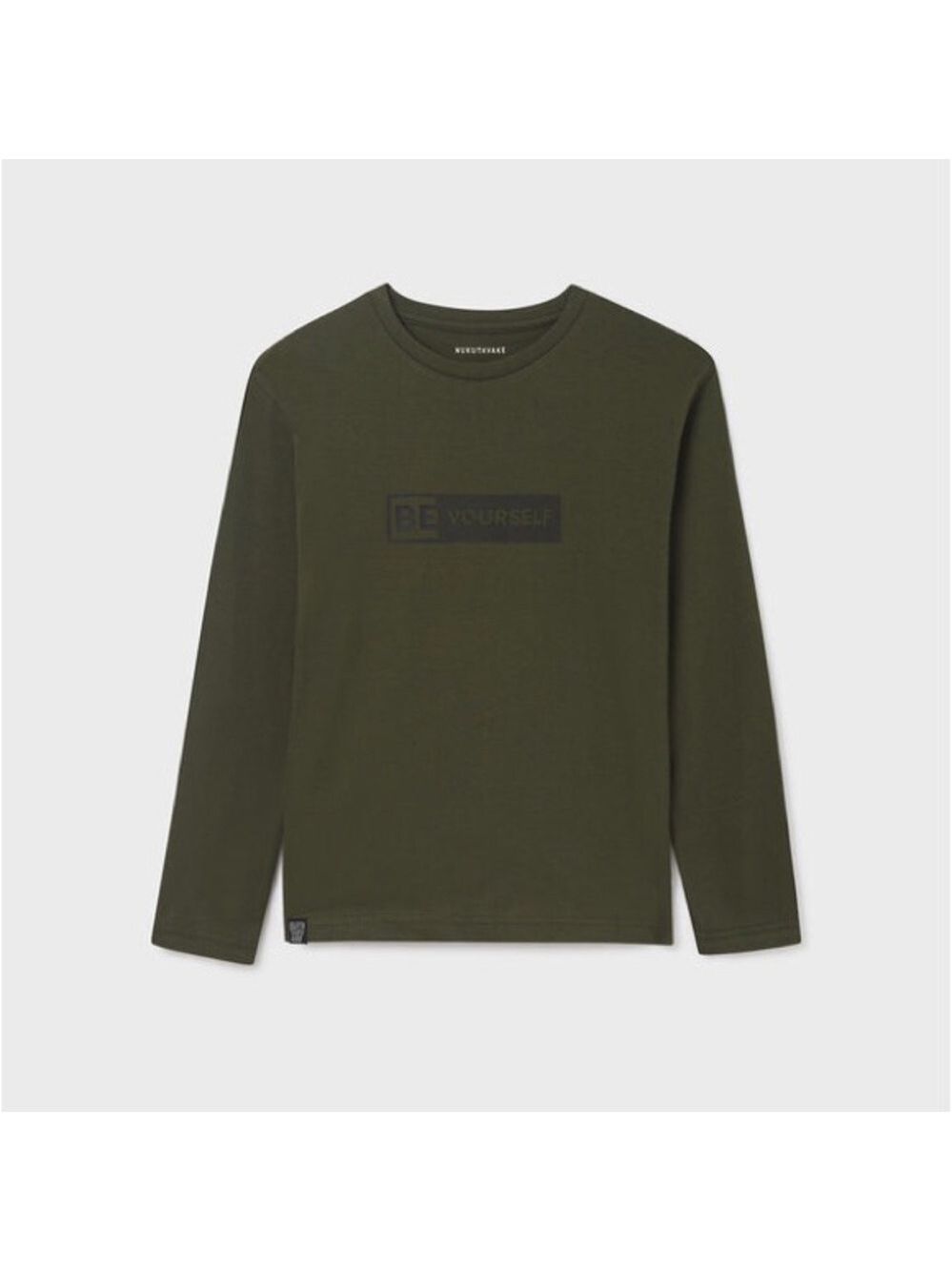 Size 16 Boys Mayoral Dark Green Long Sleeve Tee